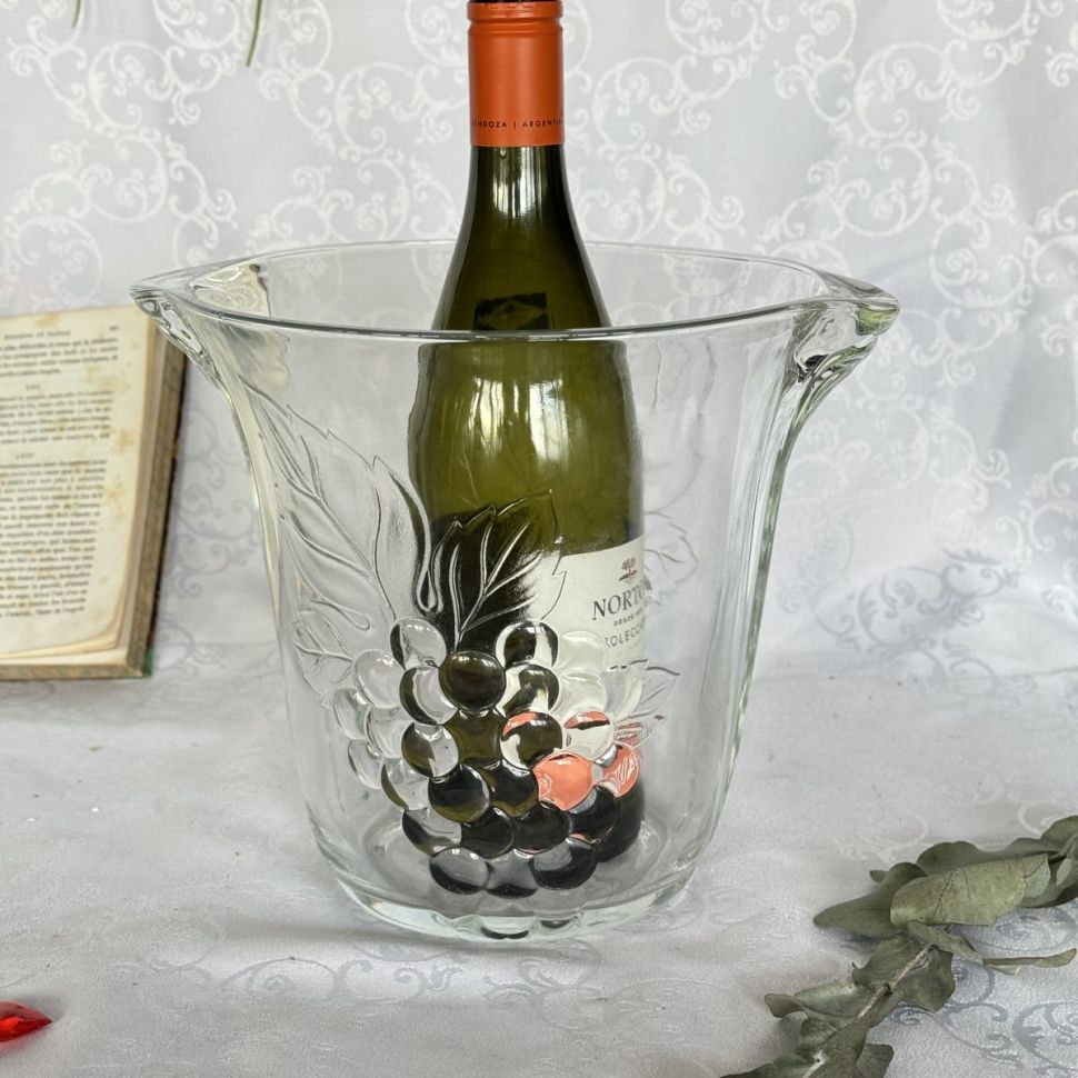 Ведро для охлаждения бутылки Crescendo 21 см хрусталь Франция