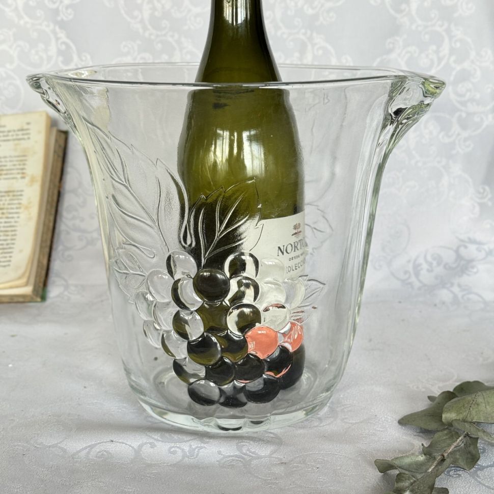 Ведро для охлаждения бутылки Crescendo 21 см хрусталь Франция