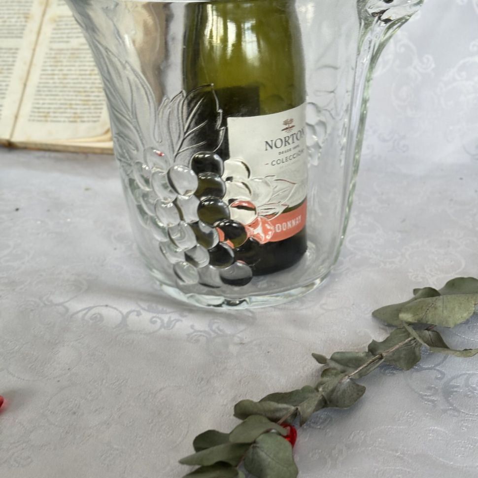 Ведро для охлаждения бутылки Crescendo 21 см хрусталь Франция