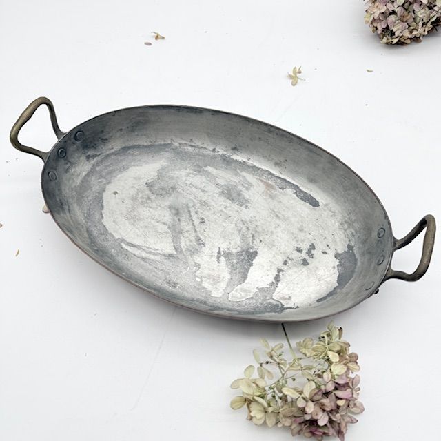 Сковорода форма для запекания 34 см без крышки медь латунь