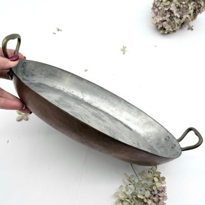 Сковорода форма для запекания 34 см без крышки медь латунь 