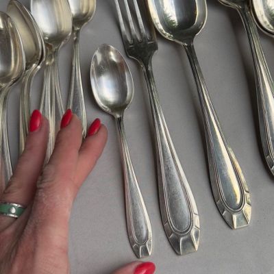 Ложка чайная Frenais 15 см серебрение Франция