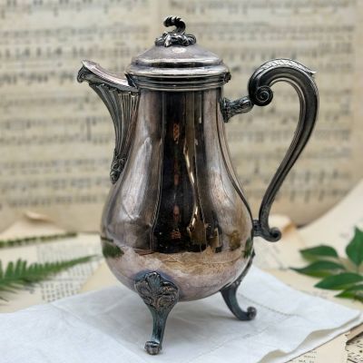Чайник кофейник Christofle 1,4 л глубокое серебрение Франция конец XIX в.