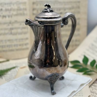 Чайник кофейник Christofle 1,4 л глубокое серебрение Франция конец XIX в.