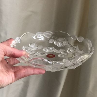 Блюдо сервировочное хрустальное Walther