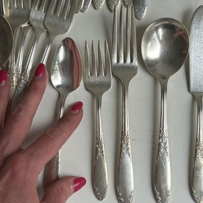 Ложка для латте King Edward National Silver Company серебрение 