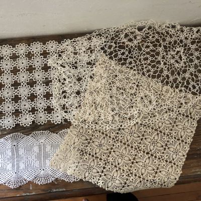 Салфетка кружевная набор из 4-х штук