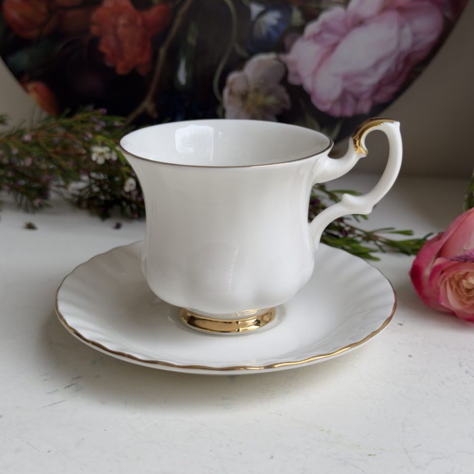 Кофейная пара Royal Albert Val Dor 150 мл Англия