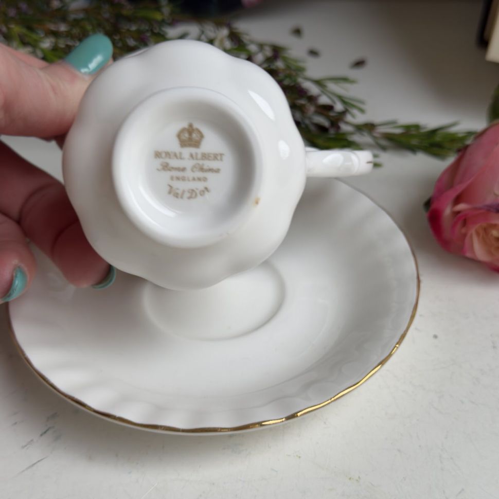 Кофейная пара Royal Albert Val Dor 150 мл Англия