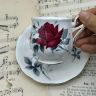 Кофейная пара Royal Albert Sweet Romance 150 мл Англия 