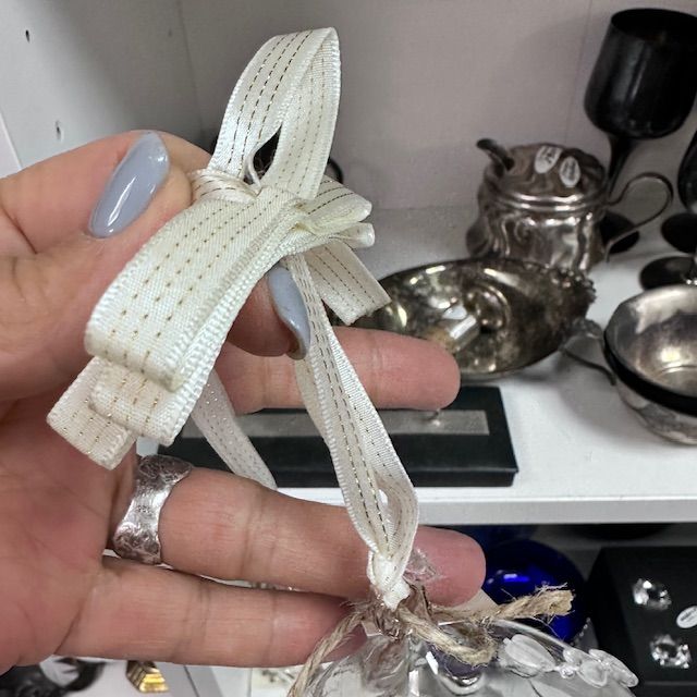 Подвес новогодний Шар 9 см стекло