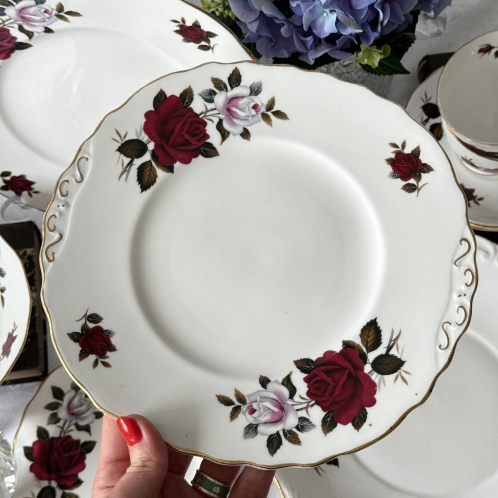 Тарелка блюдо Colclough Ridgway Amoretta 1950 гг 24 см Англия