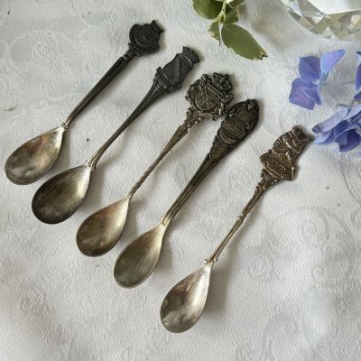 Ложка кофейная 12 см серебрение набор 5 шт. 