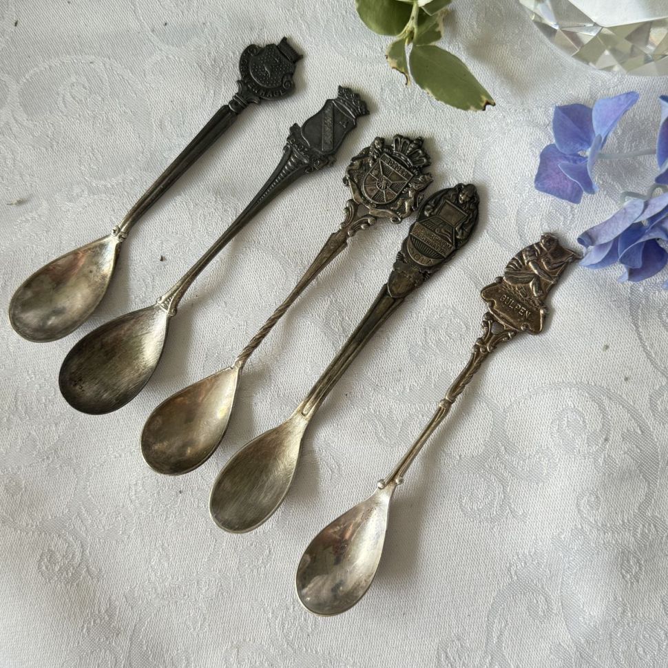 Ложка кофейная 12 см серебрение набор 5 шт. 