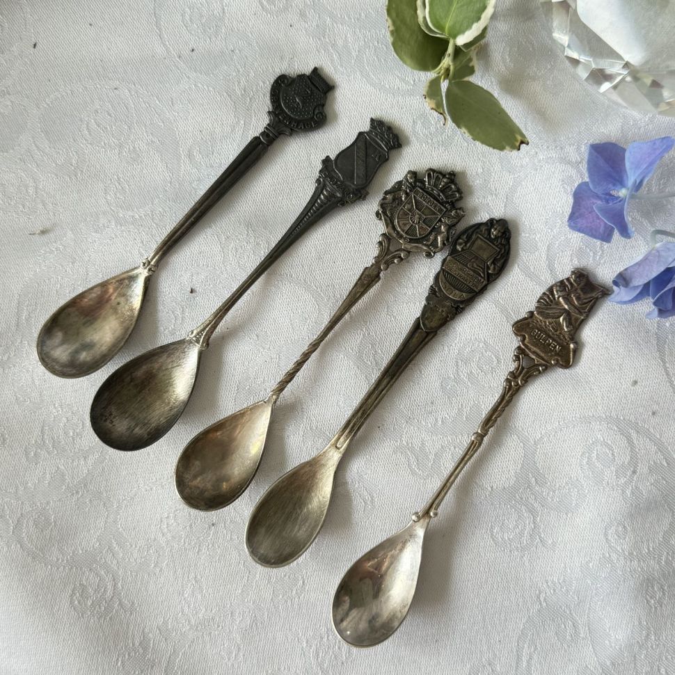 Ложка кофейная 12 см серебрение набор 5 шт. 