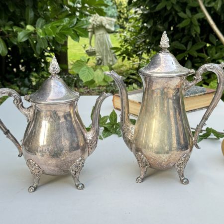 Чайник кофейник Viners Sheffield 1,2 л серебрение Англия