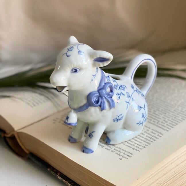 Статуэтка лейка Теленок Country Friends Franklin Mint 