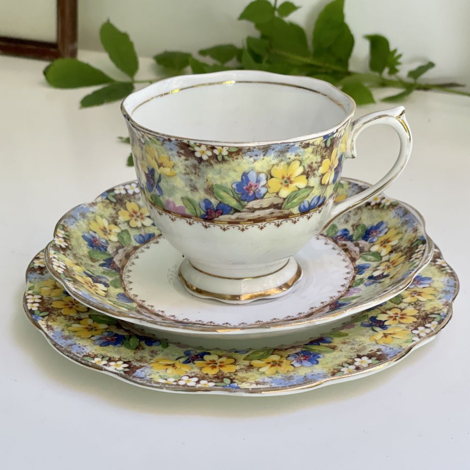 Чайное трио 1930 г Royal Albert Mary's Garden 150 мл