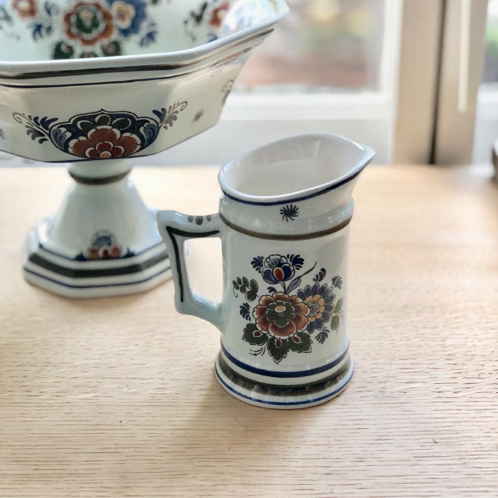 Кружка малая ручная работа Delft полихром, Голландия