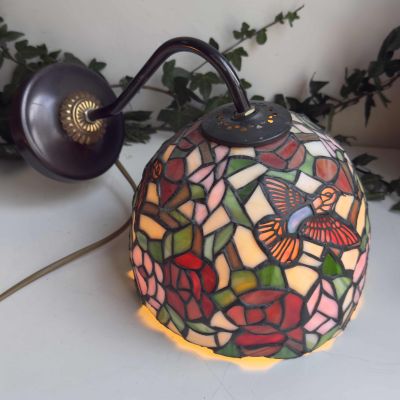 Лампа настенная Абажур Тиффани 32 см металл стекло       
