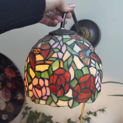 Лампа настенная Абажур Тиффани 32 см металл стекло       