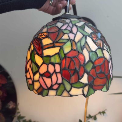 Лампа настенная Абажур Тиффани 32 см металл стекло       