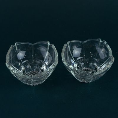 Подсвечник для тонкой свечи 4 см стекло