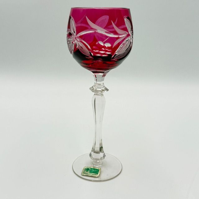 Бокал Laucitzer Glas малиновый 230 мл накладной хрусталь Германия