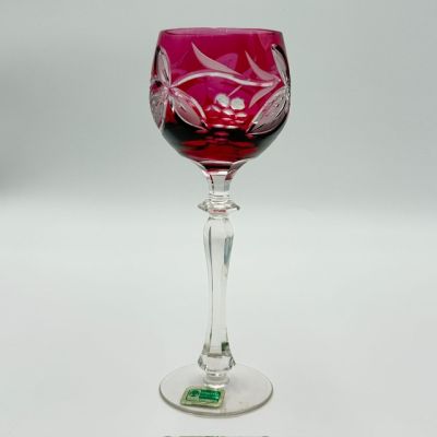 Бокал Laucitzer Glas малиновый 230 мл накладной хрусталь Германия