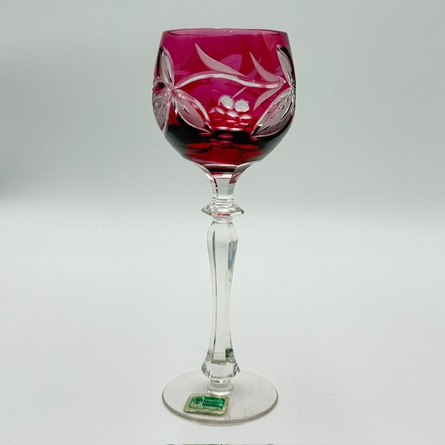 Бокал Laucitzer Glas малиновый 230 мл накладной хрусталь Германия