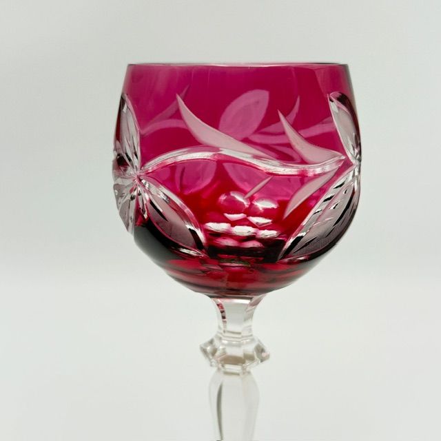 Бокал Laucitzer Glas малиновый 230 мл накладной хрусталь Германия
