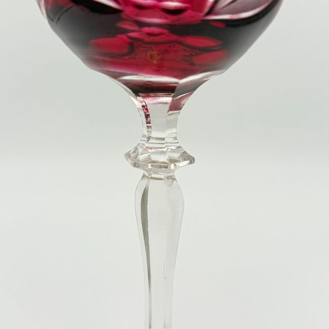 Бокал Laucitzer Glas малиновый 230 мл накладной хрусталь Германия