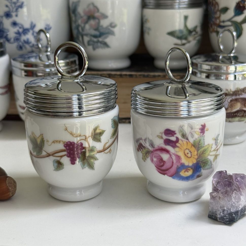 Кодлер на 1 яйцо Royal Worcester Виноград фарфор Англия 