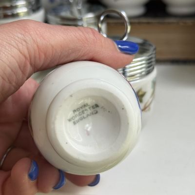 Кодлер на 1 яйцо Royal Worcester Виноград фарфор Англия 