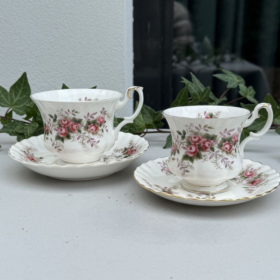 Кофейная пара Royal Albert Lavender Rose 130 мл Англия