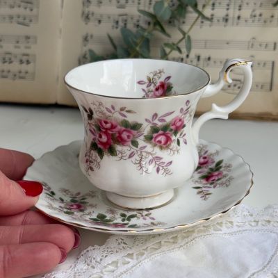 Кофейная пара Royal Albert Lavender Rose 130 мл Англия