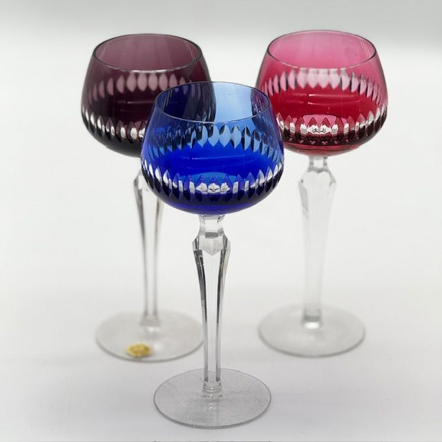 Бокал набор 3 шт. 200 мл накладной хрусталь Германия