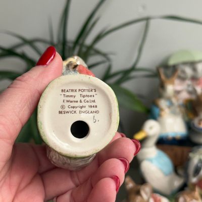 Статуэтка Beatrix Potter Timmy Tiptoes Англия 1948