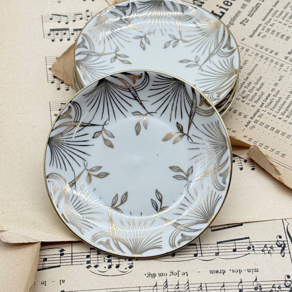 Блюдце розетка Johann Seltmann Vohenstraub 10 см фарфор Бавария  