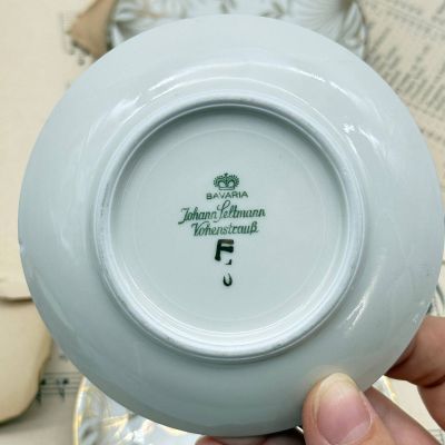 Блюдце розетка Johann Seltmann Vohenstraub 10 см фарфор Бавария