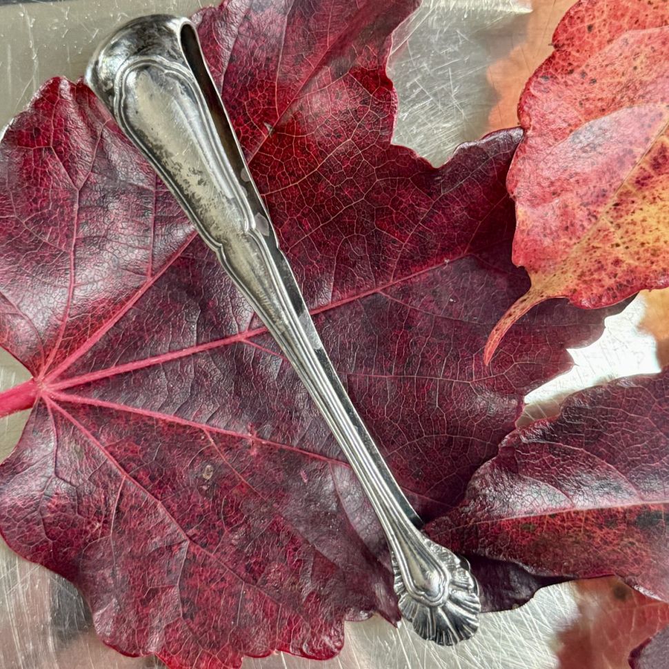 Щипцы для льда и сахара 13 см серебрение Франция