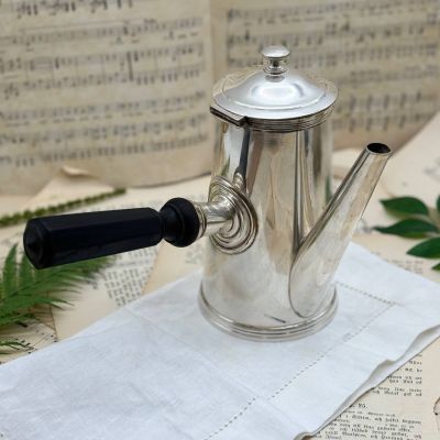 Чайник кофейник Gombault 1 л серебрение Франция 