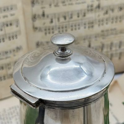 Чайник кофейник Gombault 1 л серебрение Франция 