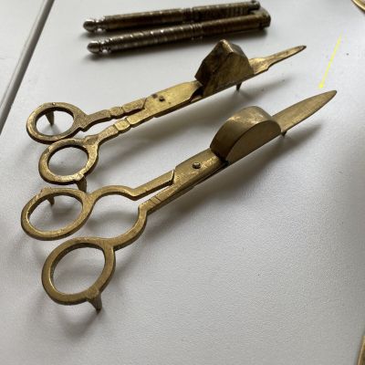 Ножницы для снятия нагара со свечи латунь