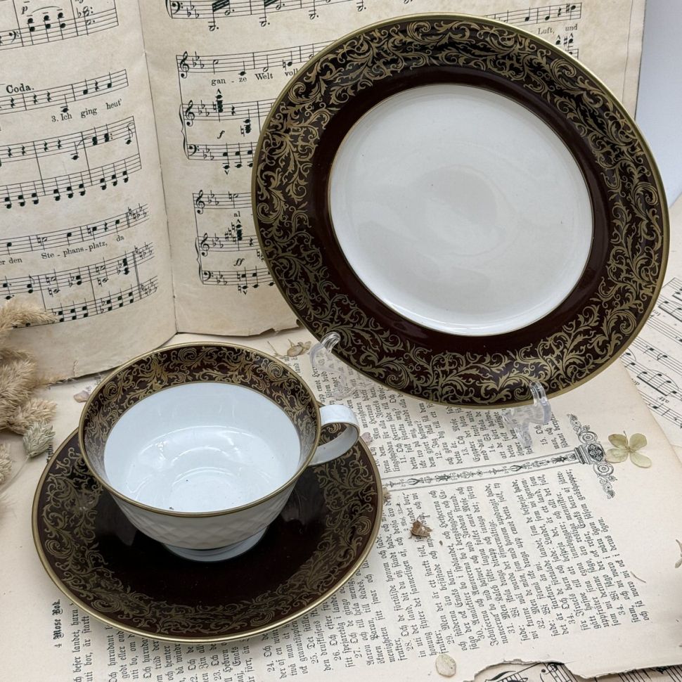 Чайное трио Reichenbach 220 мл фарфор Германия 