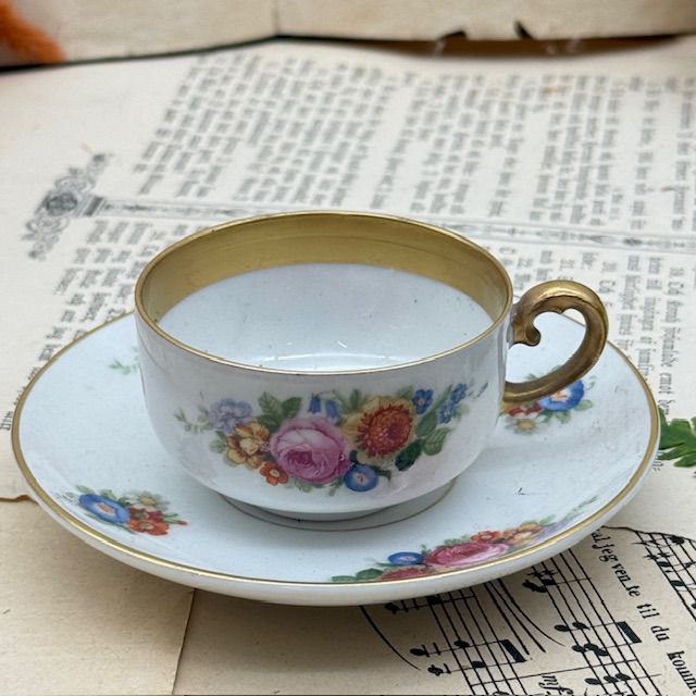 Кофейная пара KPM Букет 75 мл Германия