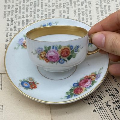 Кофейная пара KPM Букет 75 мл Германия