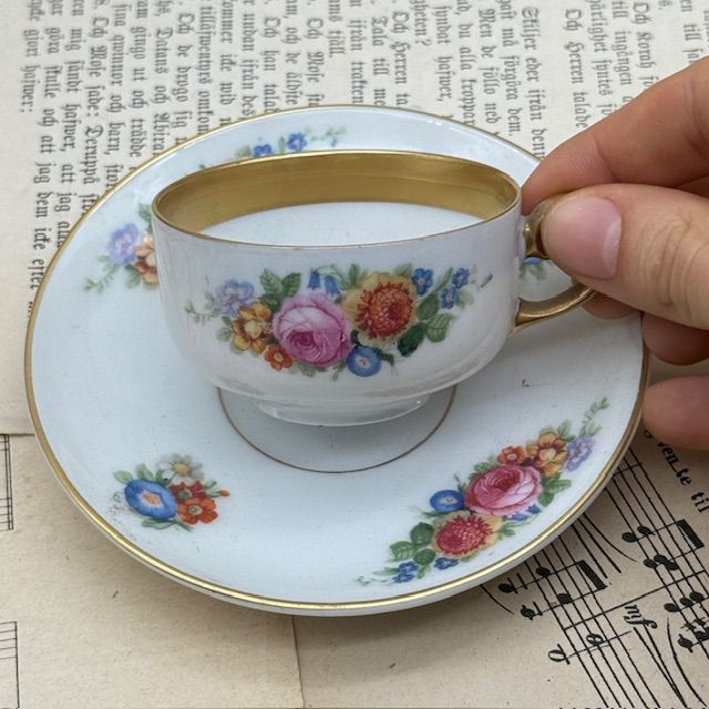 Кофейная пара KPM Букет 75 мл Германия