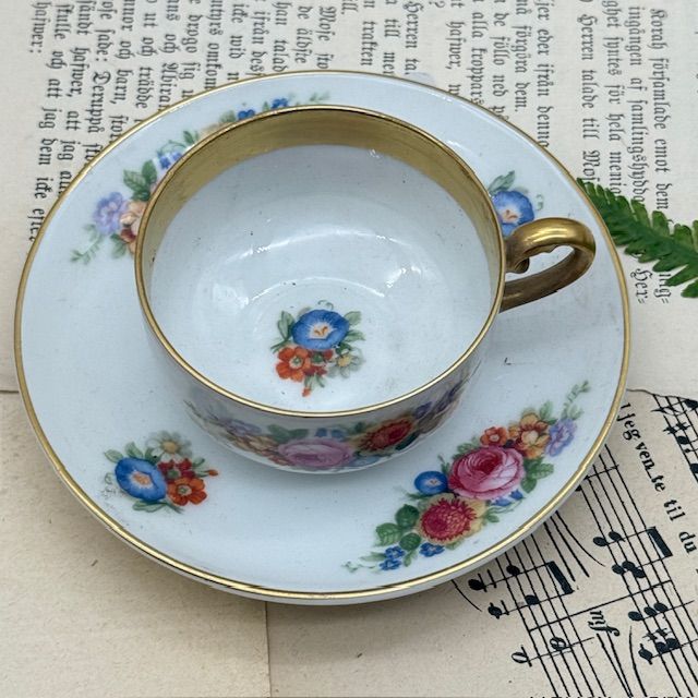 Кофейная пара KPM Букет 75 мл Германия