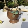 Зольник средний с ручкой 19 см медь латунь